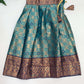 Attractive Blue Color Silk Choli Set in Tempe