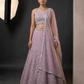 Elegant Pastel Pink Color Net With Embroidery Work Lehenga Choli For Women