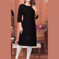 Wonderful Black Color Rayon With Chikankari Work Kurti For Women
