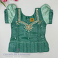 Attractive Green Color Art Silk Langa Set In Surprise