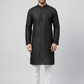 Gorgeous Black Color Men's Kurta With Pajama Pant