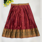 Dark Maroon Colored Art Silk Half Saree Sets In Phoenix