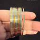 Alluring Gold Color Metal Bangles For Women