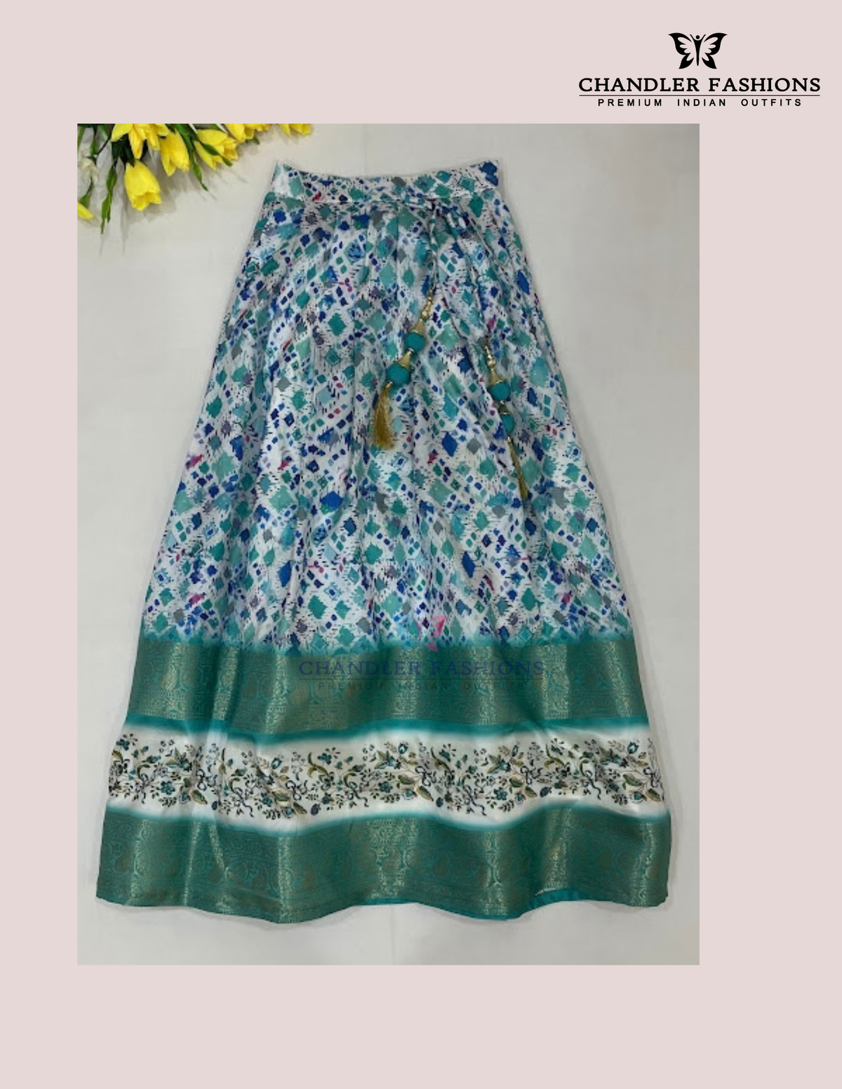 Sky Blue Color Soft Silk Choli Sets Embroidery With Stone Work In Mesa