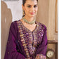 Purple Color Vichitra Silk With Heavy Embroidery Work Salwar Suits Near Me