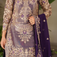 Purple Color Crazy Silk Embroidery Sequins Work Palazzo Suits In Suncity