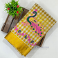 Charming Kerala Cotton Peacock Embroidery With Copper Zari Border For Women Near Me