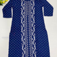 Beautiful Blue Color Printed Work Kurti With Pocket