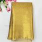 Graceful Gold Color Tissue Silk Saree With Zari Work For Women