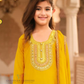 Chinon With Embroidery Work Kurtis Suits In USA