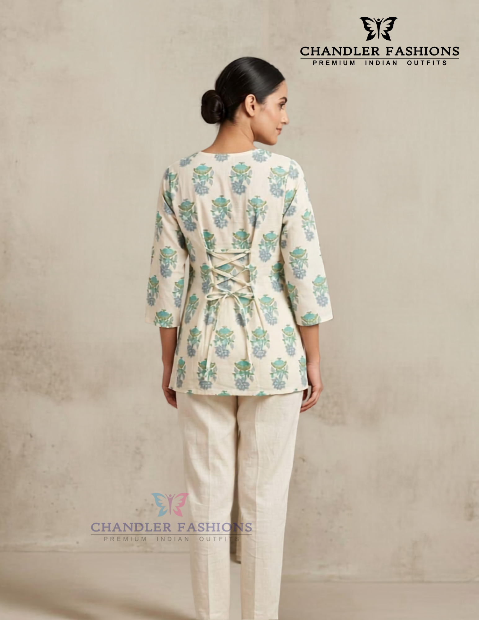 Off White Color Cotton Short Kurti For Women Near Me