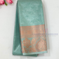 Charming Light Green Color Art Silk Saree With Zari Work For Women