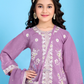 Lavender Color Georgette Palazzo Suits Near Me