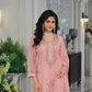 Light Pink Color Chinon With Embroidery Work Salwar Suits Near Me