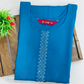 Elegant Sky Blue Color Rayon Kurti With Stone Work Near Me
