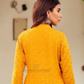 Yellow Color Rayon With Chikankari And Sequins Work Kurti In USA