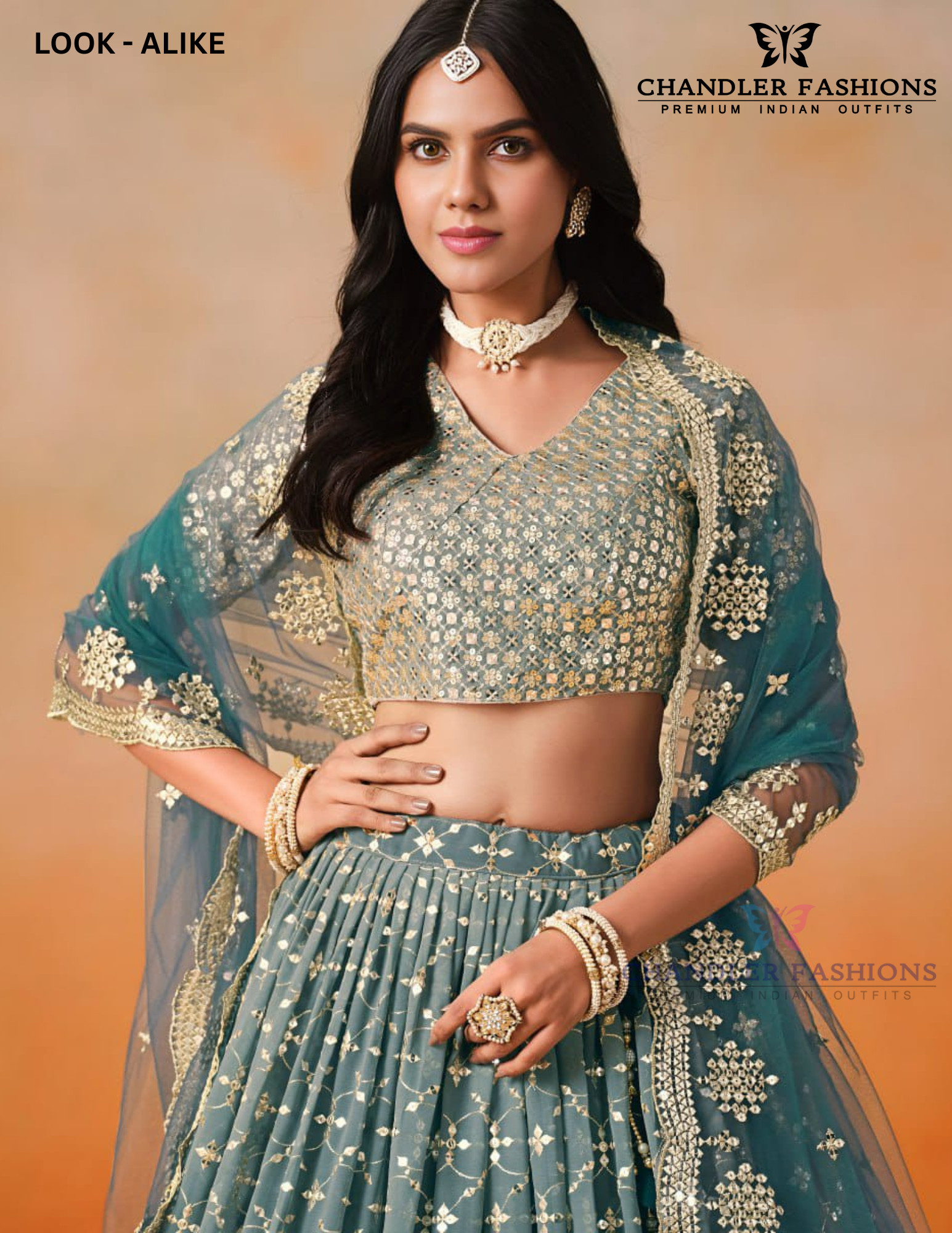 Embroidery And Sequins Work Lehenga Choli With Dupatta For Women In Chandler