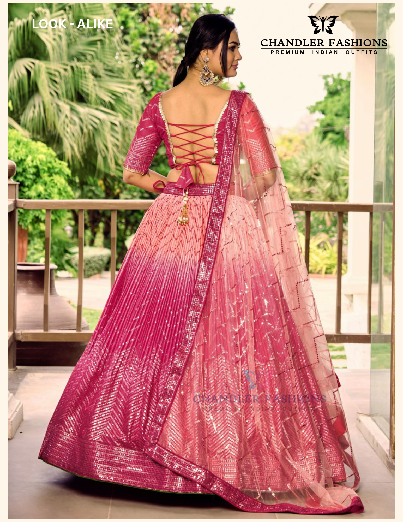 Pink Color Silk Sequins Work Lehenga Choli With Dupatta In Chandler