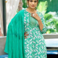 Green Color  Rayon Fancy Embroidery Work Salwar Suits Near Me