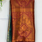 Gorgeous Rama Green Color Silk Saree And Self Design For Women