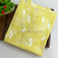 Yellow Color Cotton With Printed Work Kurti In USA