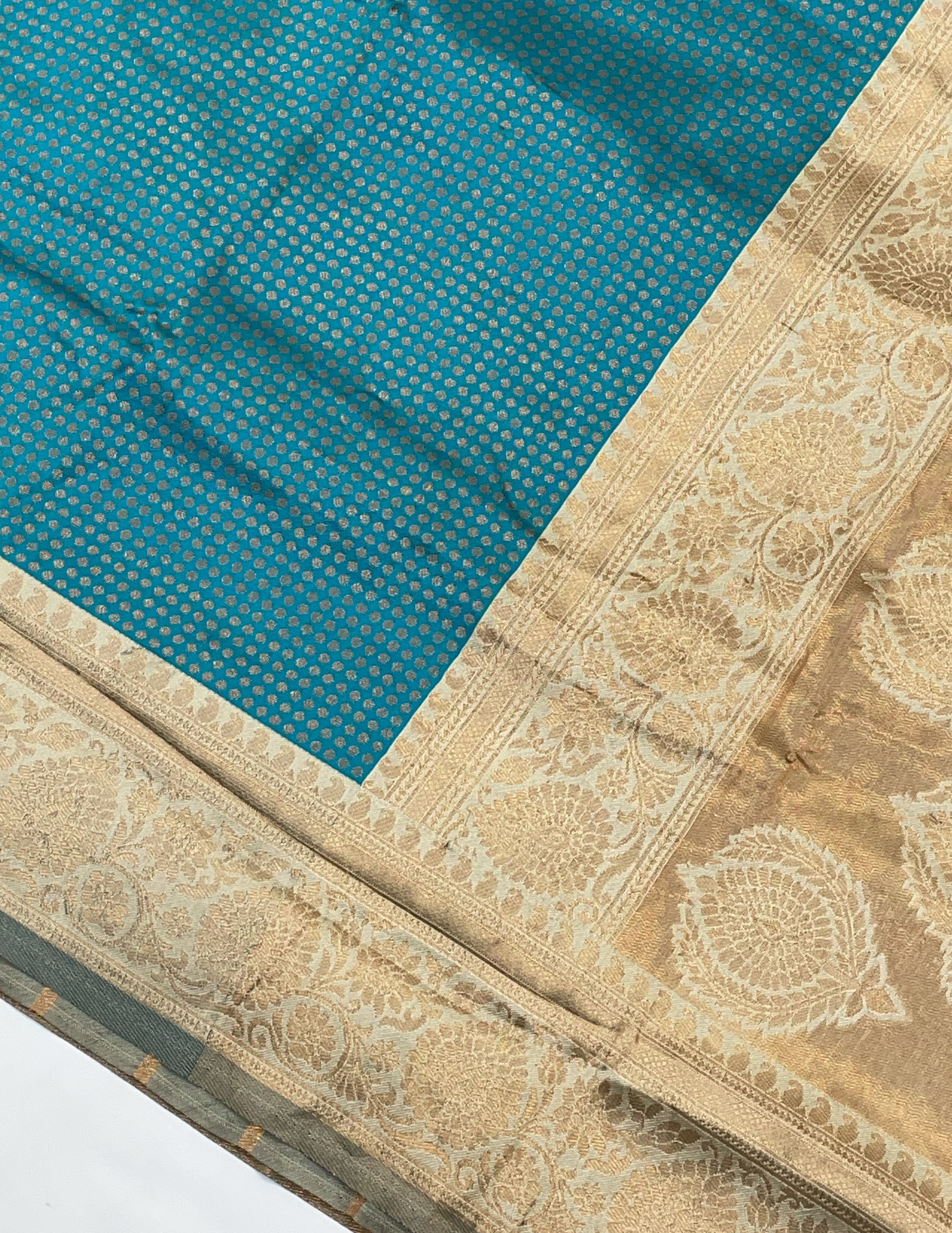 Art Silk Saree With Golden Zari Work For Women In Surprise