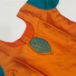 Orange And Green Colored Silk Langa Sets In Suncity