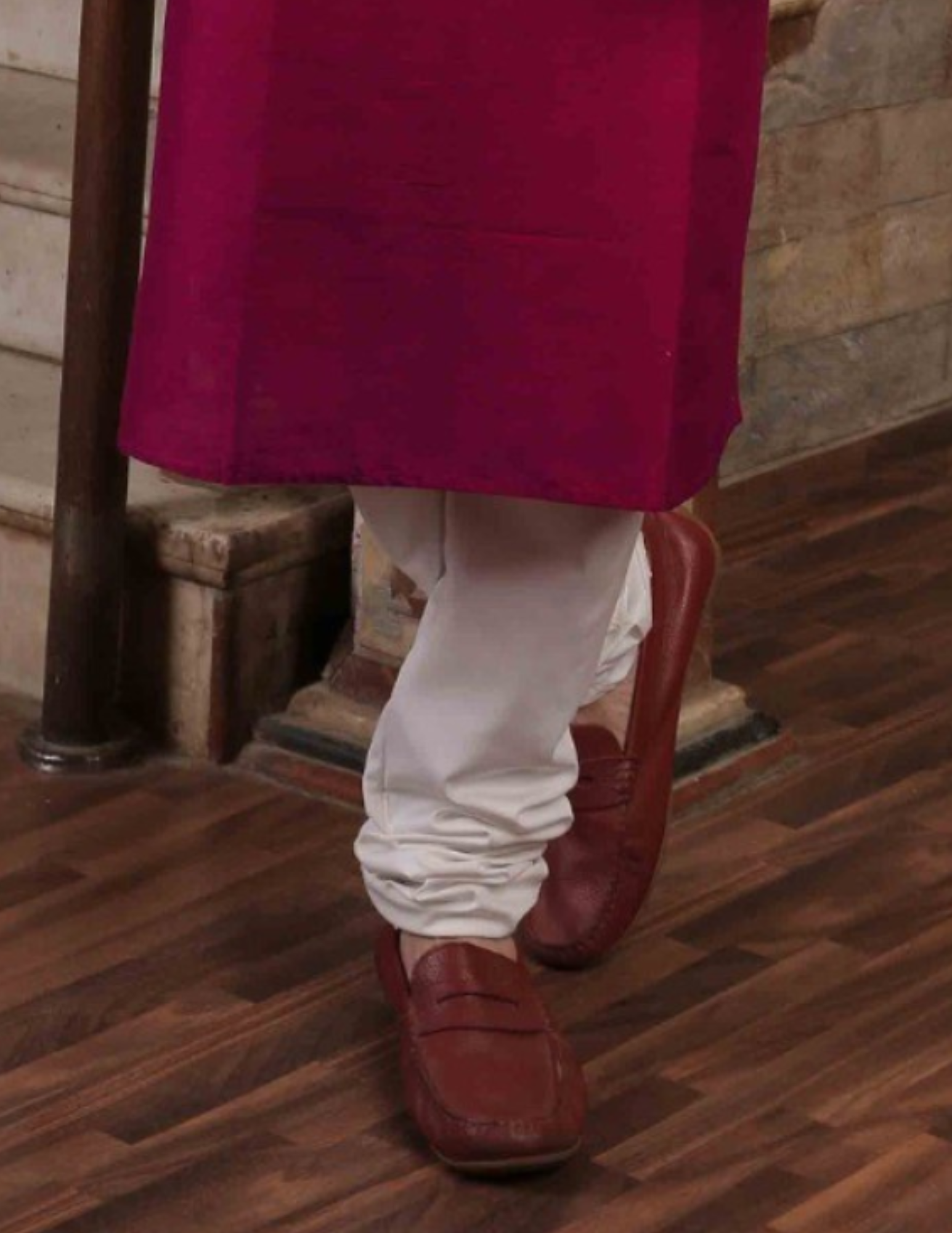 Embroidery Work Silk Kurta With Pajama Set In USA