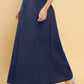 Stunning Dark Blue Color Cotton Embroidered Petticoat For Women