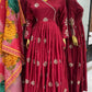 Gorgeous Maroon Color Anarkali Suits In Tempe