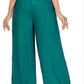 Charming Rama Green Colored Rayon Palazzo Pant For Women