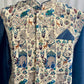 Fabulous Dark Blue Color Cotton With Printed Work Jacket Set For Men