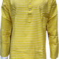 Alluring Yellow Color Cotton Kurta With Pajama For Men