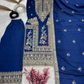 Charming Royal Blue Color Pure Chinon Palazzo Suits In USA