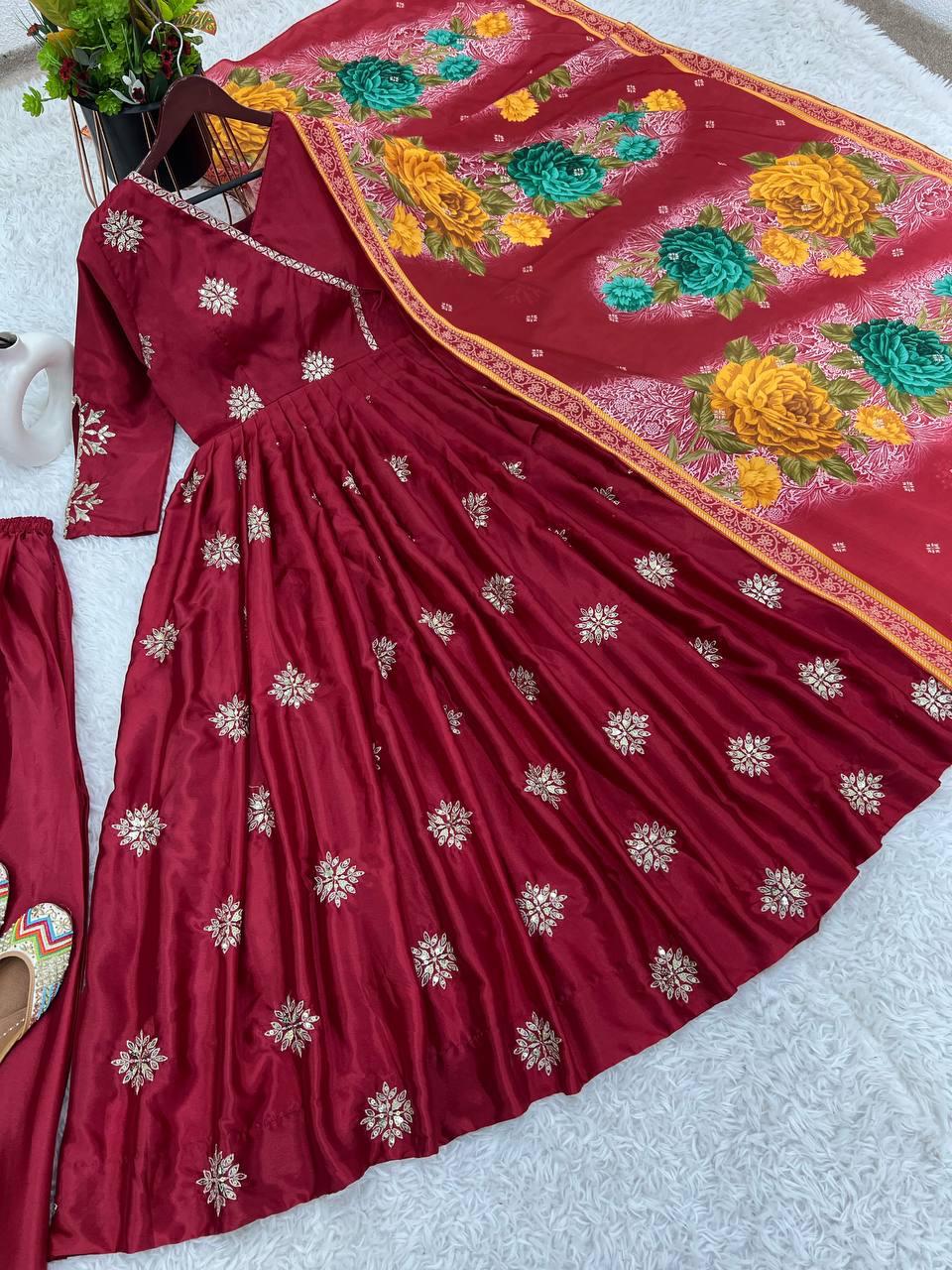 Anarkali Suits With Dupatta In Suncity