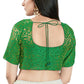 Attractive Green Colored Ready To Wear Brocade Blouse For Women Near Me