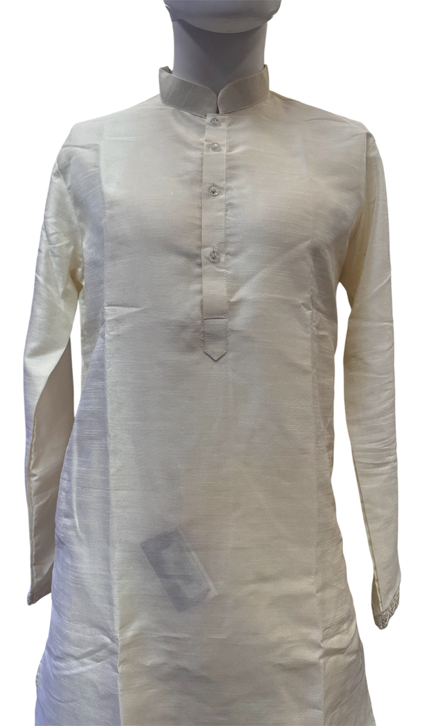 Beautiful Cream Color Men’s Kurta With Pajama Pant