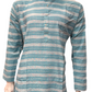 Delightful Sky Blue Color Cotton Kurta With Pajama For Men