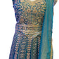 Attractive Teal Green Art Silk Embroidery And Sequins Work Lehenga For Women