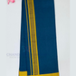 Appealing Men's Royal Blue Color Cotton Dhoti Near Me
