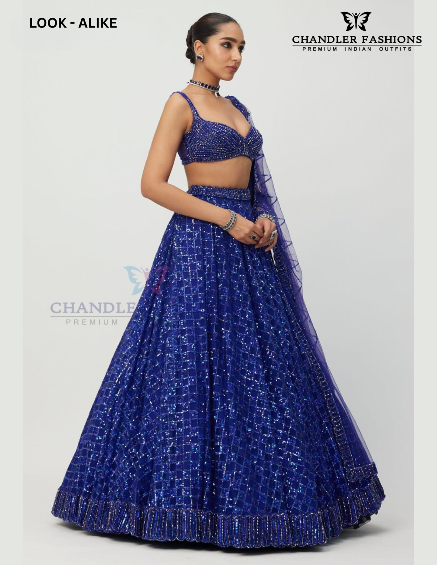 Lehenga With Sequins Work In USA 