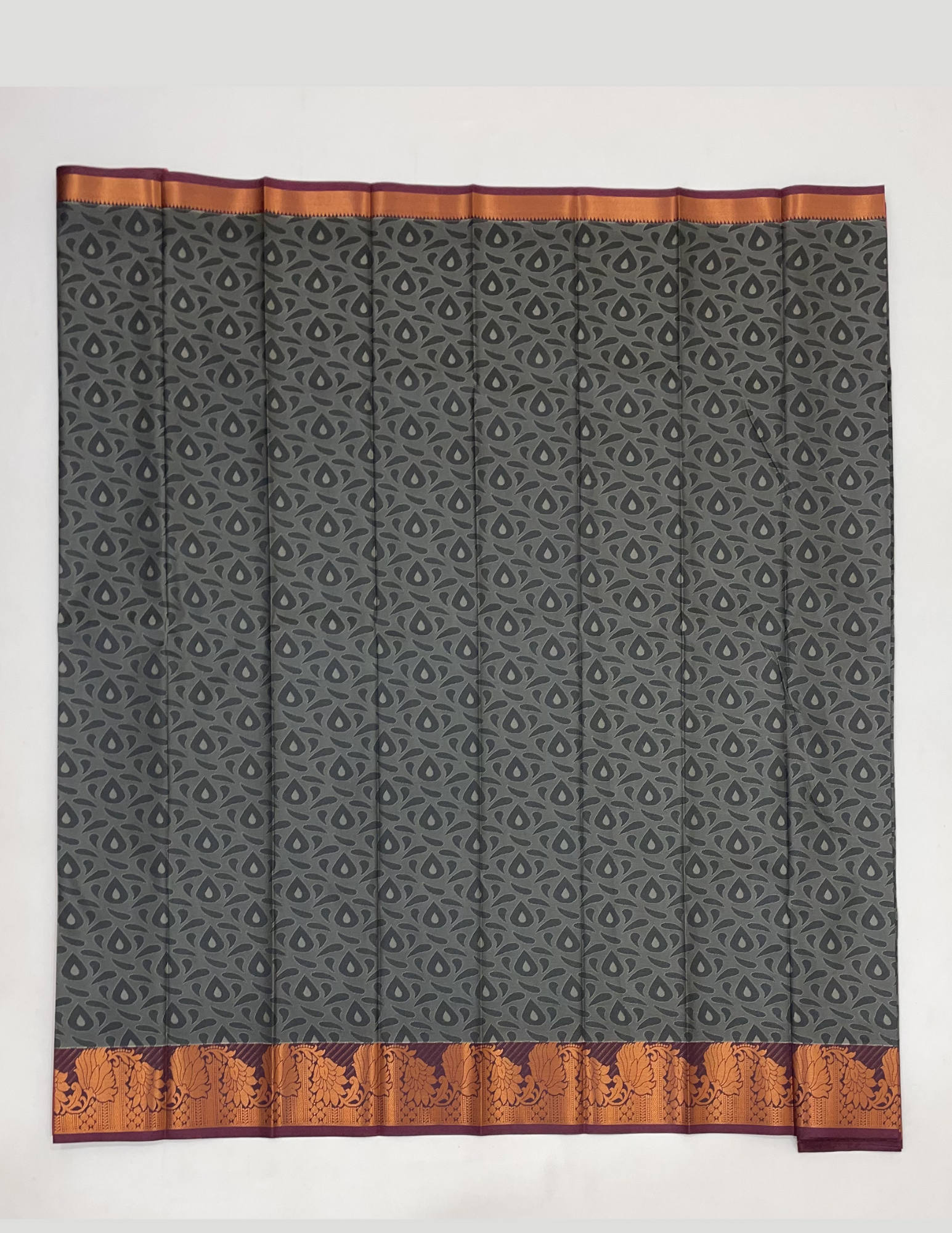  Maroon Color Golden Zari Border Art Silk Saree For Women In Phoenix