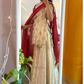 Off White Color Chinon With Embroidery And Sequins Work Palazzo Suits With Dupatta Near Me