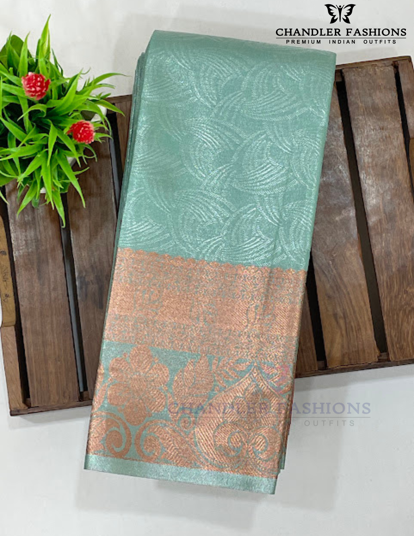 Charming Light Green Color Art Silk Saree With Zari Work For Women Near Me