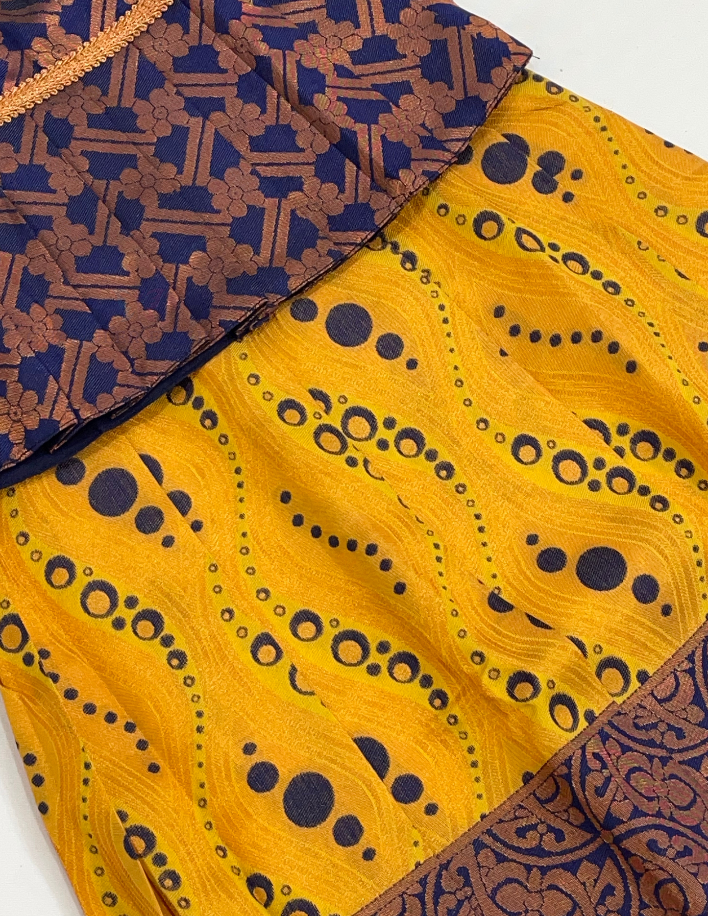 Art Silk Langa Set With Designer Zari Work For Girls In Kingman
