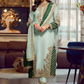 Attractive Green Color Faux Georgette Designer Salwar Suits With Dupatta For Women