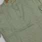 Pista Green Color Cotton Kurti With Printed Work In Tempe