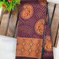 Elegant Dark Purple Color Art Silk Saree With Contrast Rich Pallu In Mesa