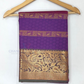 Stunning Purple Color Pure Kanchi Silk Zari Border Work Saree In USA