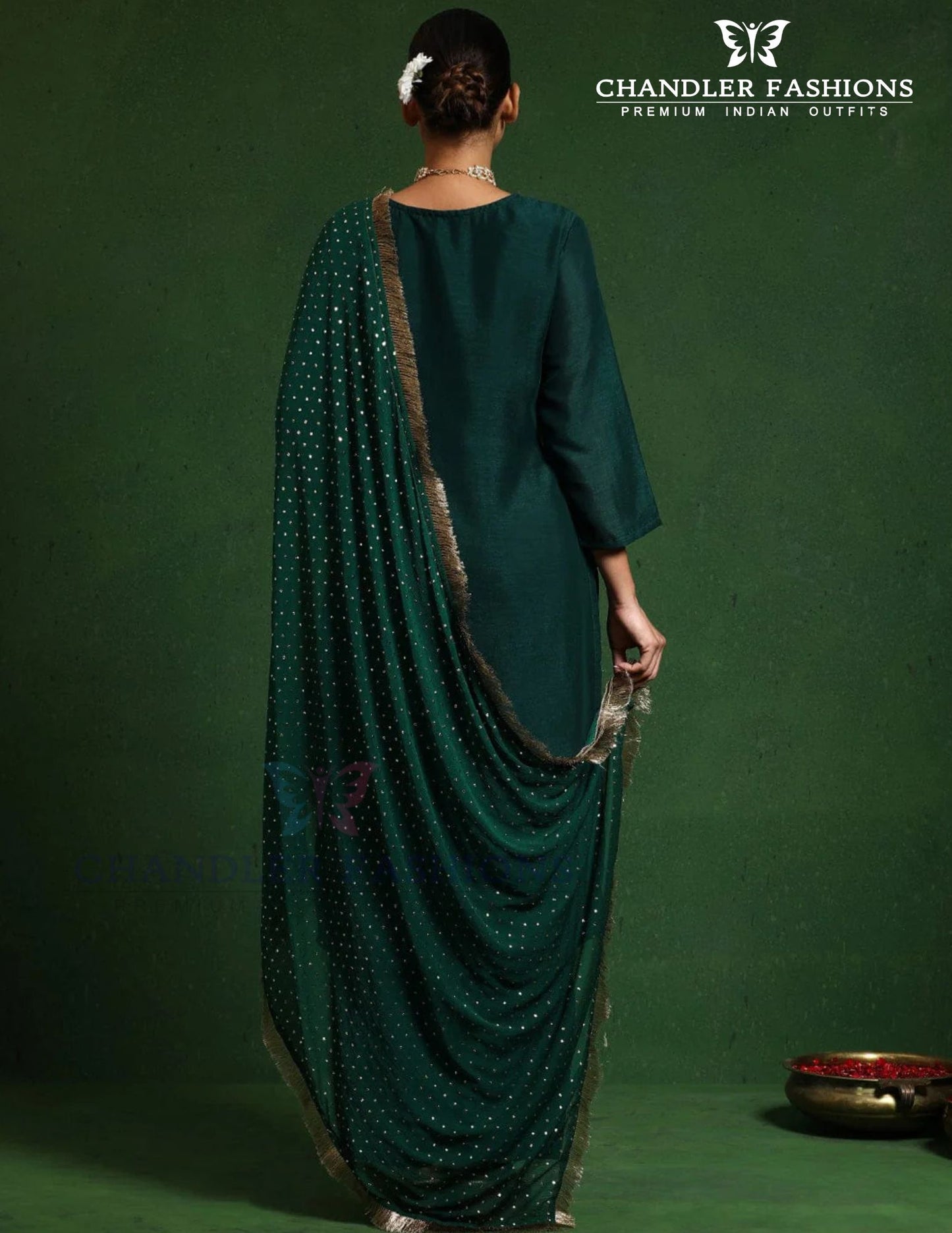 Cotton Silk With Embroidery Work Salwar Suits For Women In Sedona